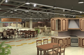 Дизайн-проект интерьера мебельного центра «Мебель Сити»